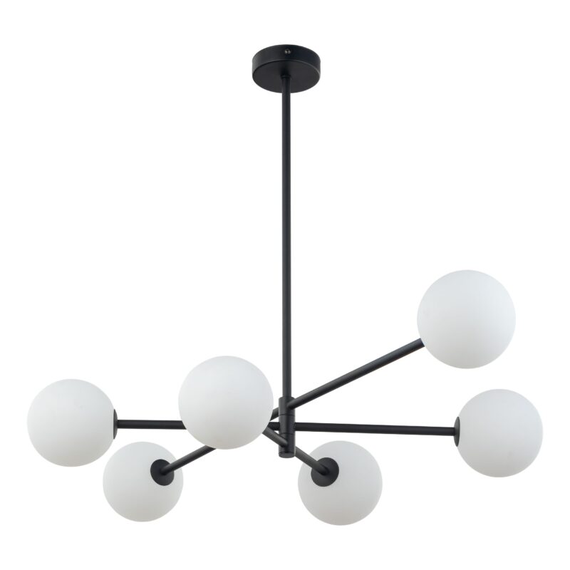 Lampa Sufitowa TK Lighting Sarius Black x6