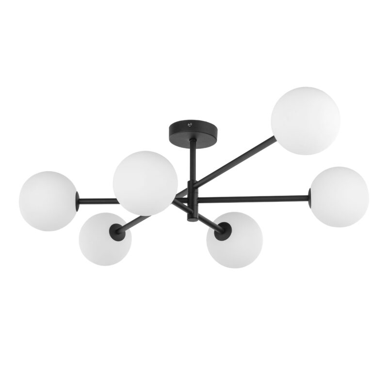 Lampa Sufitowa TK Lighting Sarius Black x6