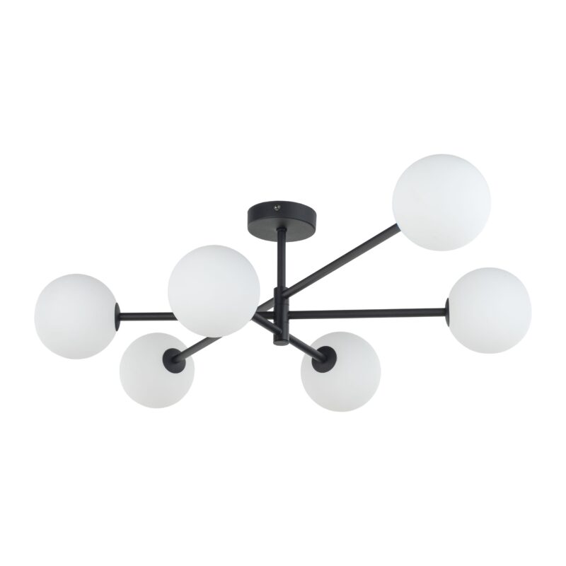 Lampa Sufitowa TK Lighting Sarius Black x6 - obrazek 4