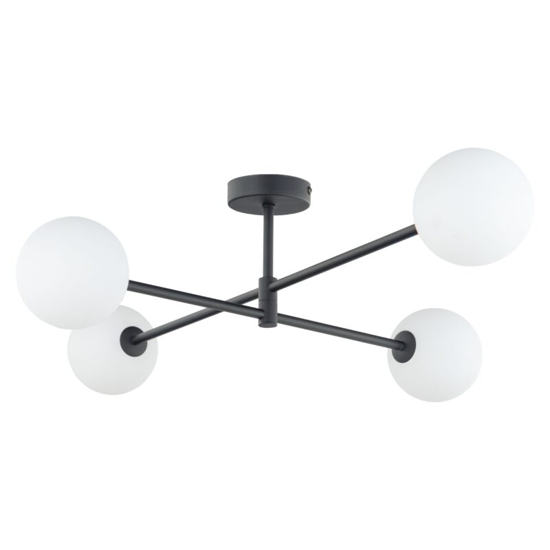 Lampa Sufitowa TK Lighting Sarius Black x4