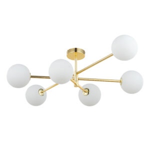 Lampa Sufitowa TK Lighting Sarius Gold x6