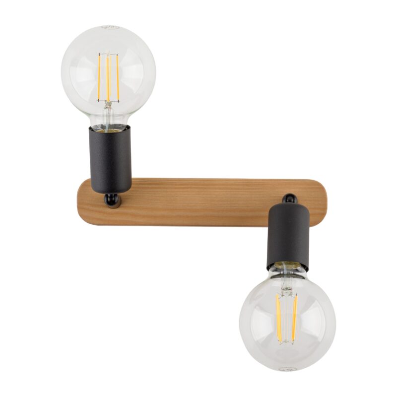 Lampa Sufitowa TK Lighting Simply Wood Black x2 - obrazek 6