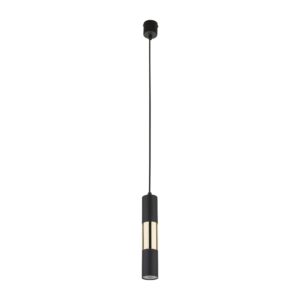 Lampa Wisząca TK Lighting Vivien Black/gold x1