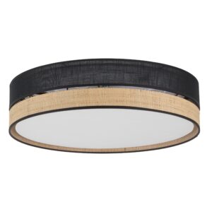 Lampa Sufitowa TK Lighting Paglia New Black 450 x4