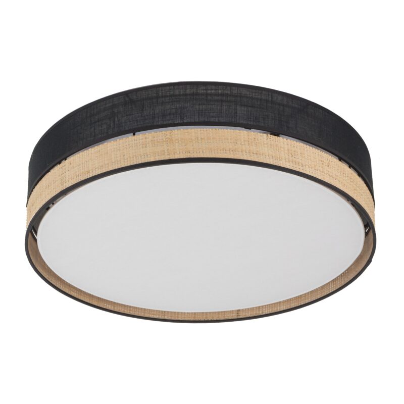 Lampa Sufitowa TK Lighting Paglia New Black 450 x4 - obrazek 3