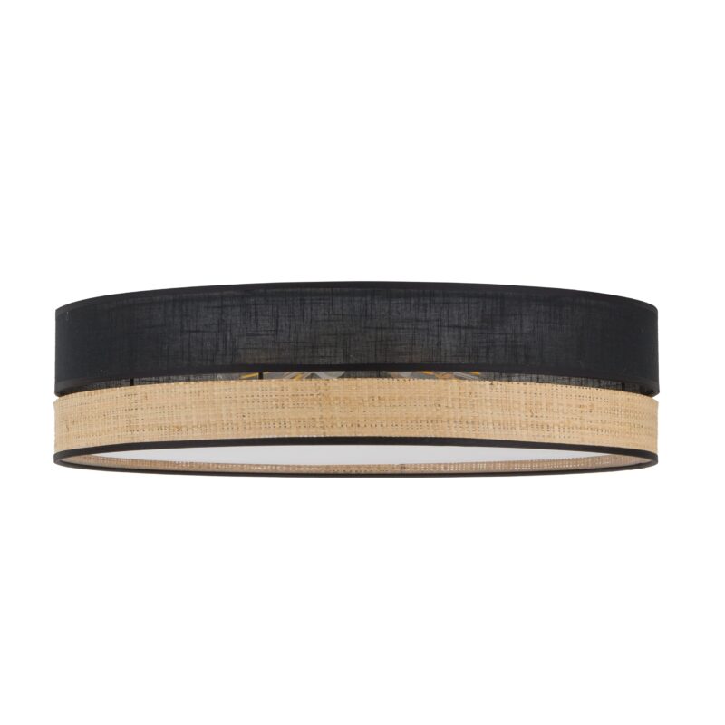 Lampa Sufitowa TK Lighting Paglia New Black 450 x4 - obrazek 4