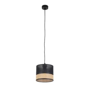 Lampa Wisząca TK Lighting Paglia New Black 200 x1