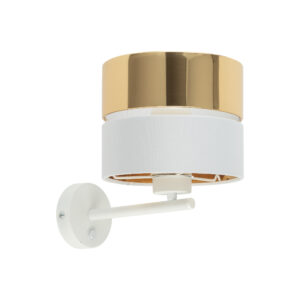 Kinkiet TK Lighting Hilton White/gold x1