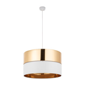 Lampa Wisząca TK Lighting Hilton White/gold x1