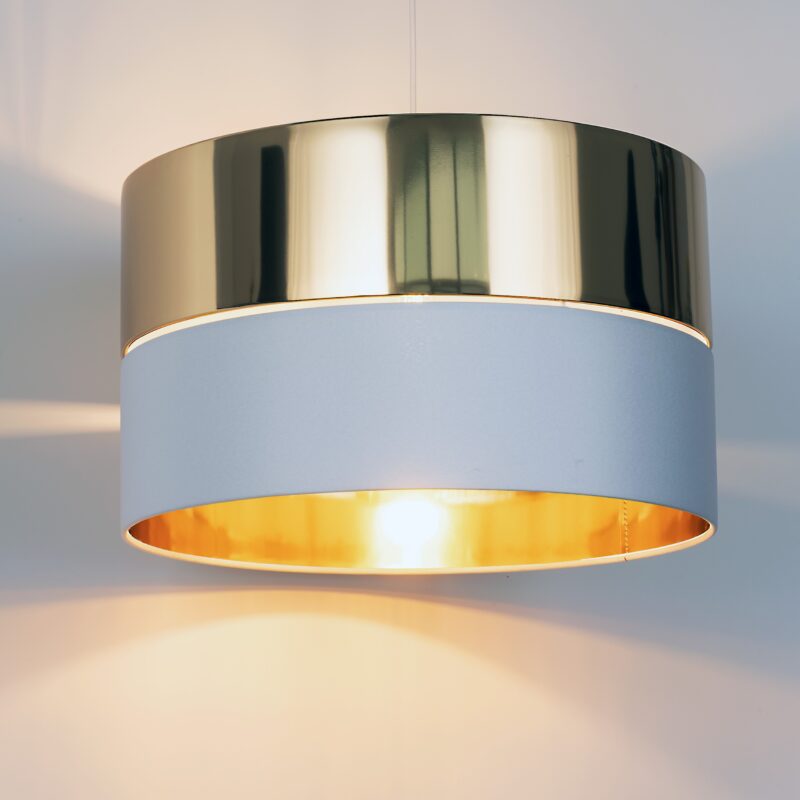 Lampa Wisząca TK Lighting Hilton White/gold x1 - obrazek 3