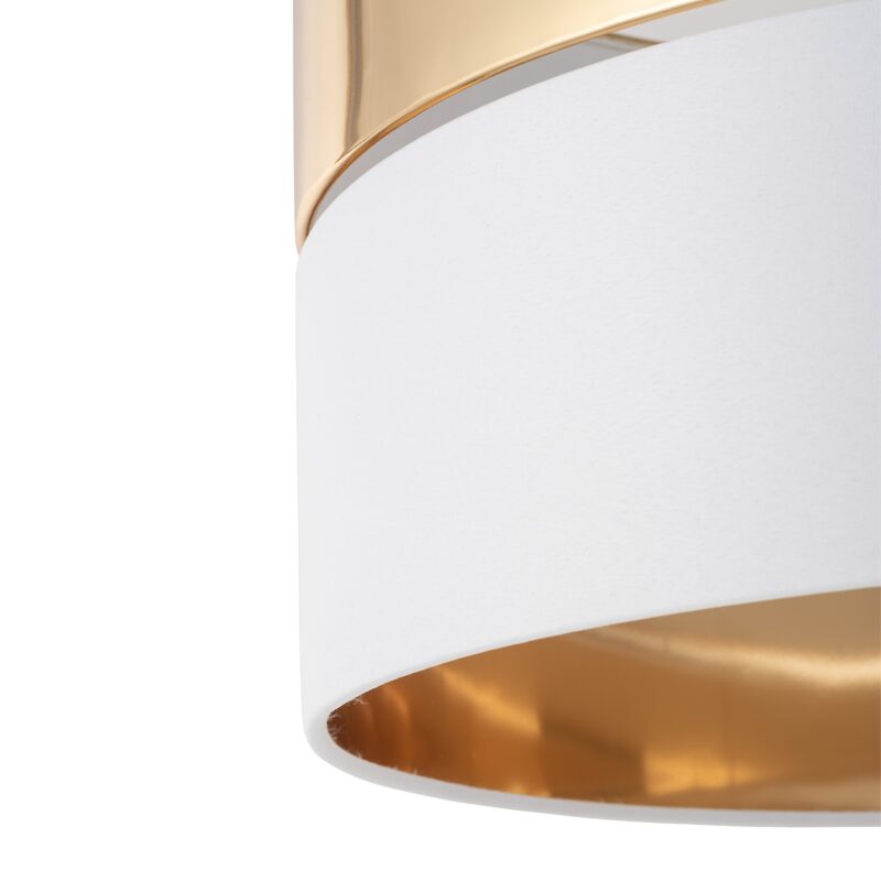 Lampa Wisząca TK Lighting Hilton White/gold x1 - obrazek 4