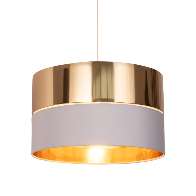 Lampa Wisząca TK Lighting Hilton White/gold x1 - obrazek 7