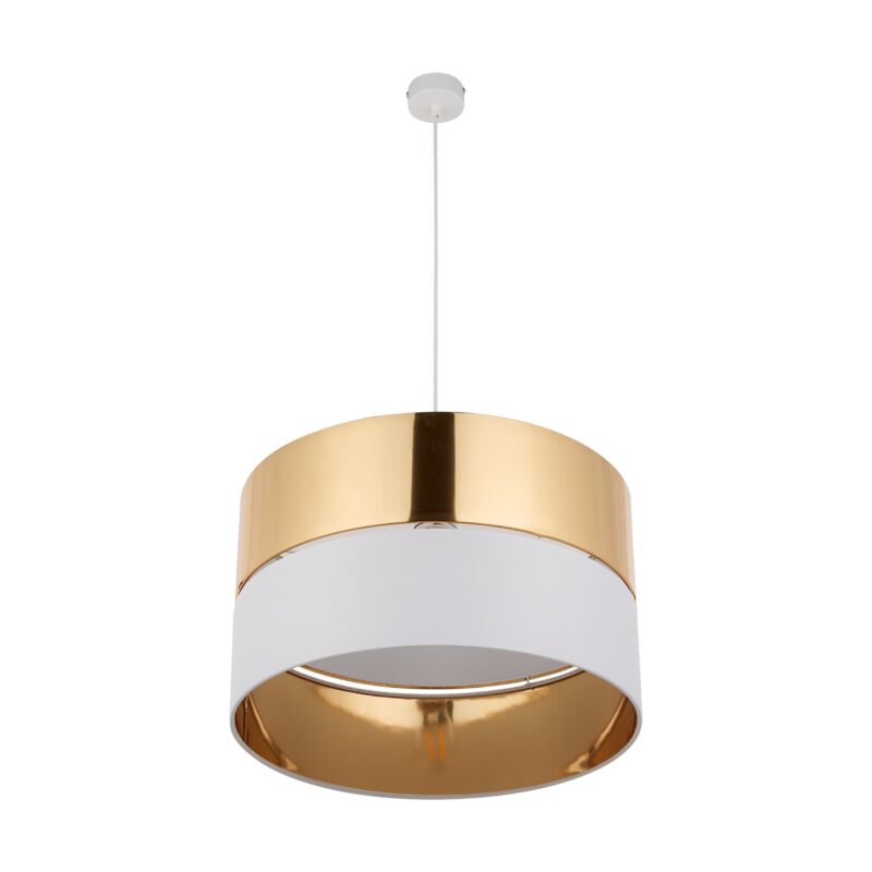 Lampa Wisząca TK Lighting Hilton White/gold x1 - obrazek 8