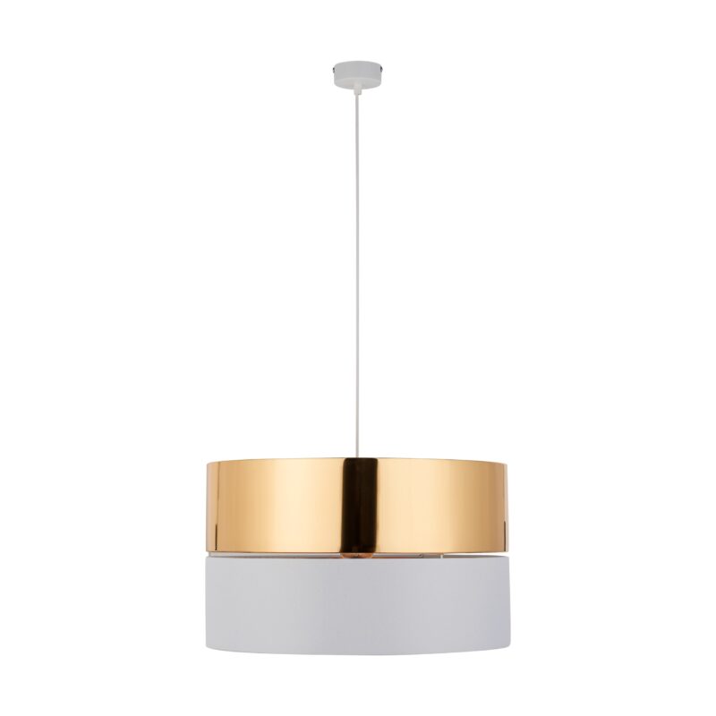 Lampa Wisząca TK Lighting Hilton White/gold x1 - obrazek 10