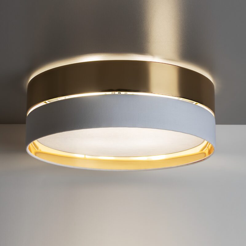 Lampa Sufitowa TK Lighting Hilton White/gold 450 x4 - obrazek 3