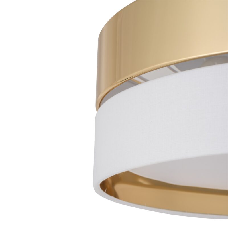 Lampa Sufitowa TK Lighting Hilton White/gold 450 x4 - obrazek 4