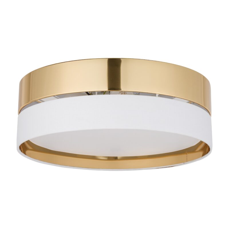 Lampa Sufitowa TK Lighting Hilton White/gold 450 x4 - obrazek 5