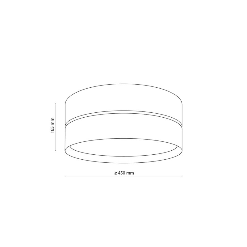 Lampa Sufitowa TK Lighting Hilton White/gold 450 x4 - obrazek 7