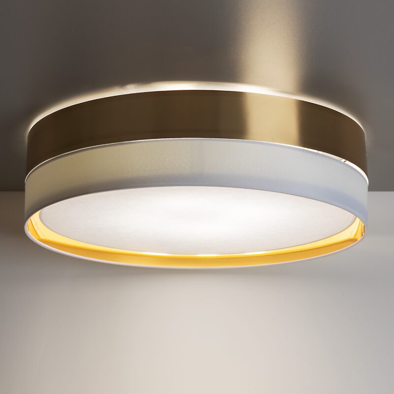 Lampa Sufitowa TK Lighting Hilton White/gold 600 x4 - obrazek 3