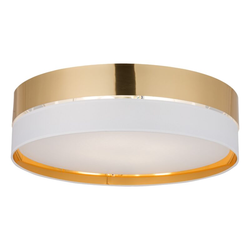 Lampa Sufitowa TK Lighting Hilton White/gold 600 x4 - obrazek 6