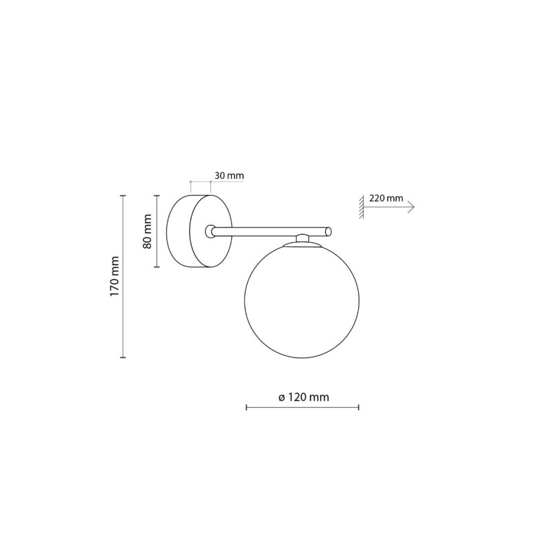 Kinkiet TK Lighting Estera Gold x1 - obrazek 9