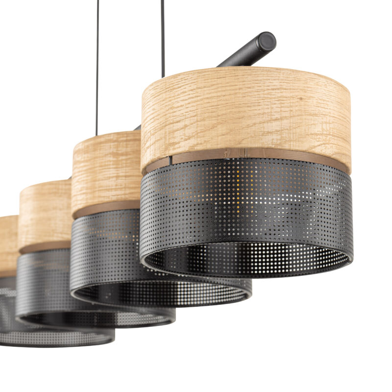 Lampa Wisząca TK Lighting Nicol x4 - obrazek 3