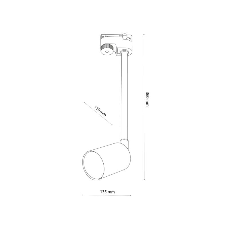 System szynowy TK Lighting Tracer Top White Long GU10 x1 - obrazek 4
