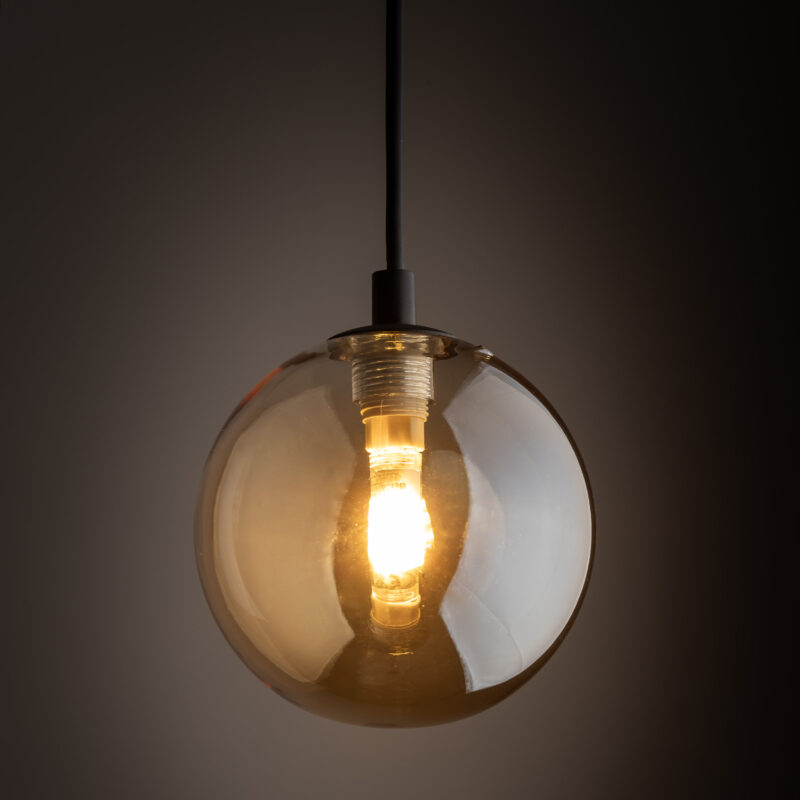 System szynowy TK Lighting Tracer Black Amber Glass Wisząca G9 x1 - obrazek 3