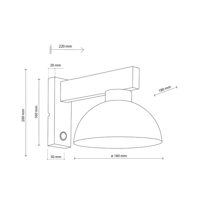 Kinkiet TK Lighting Oslo White x1 - obrazek 7