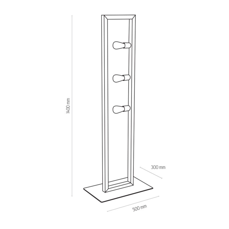 Lampa Podłogowa TK Lighting Metro x3 - obrazek 3
