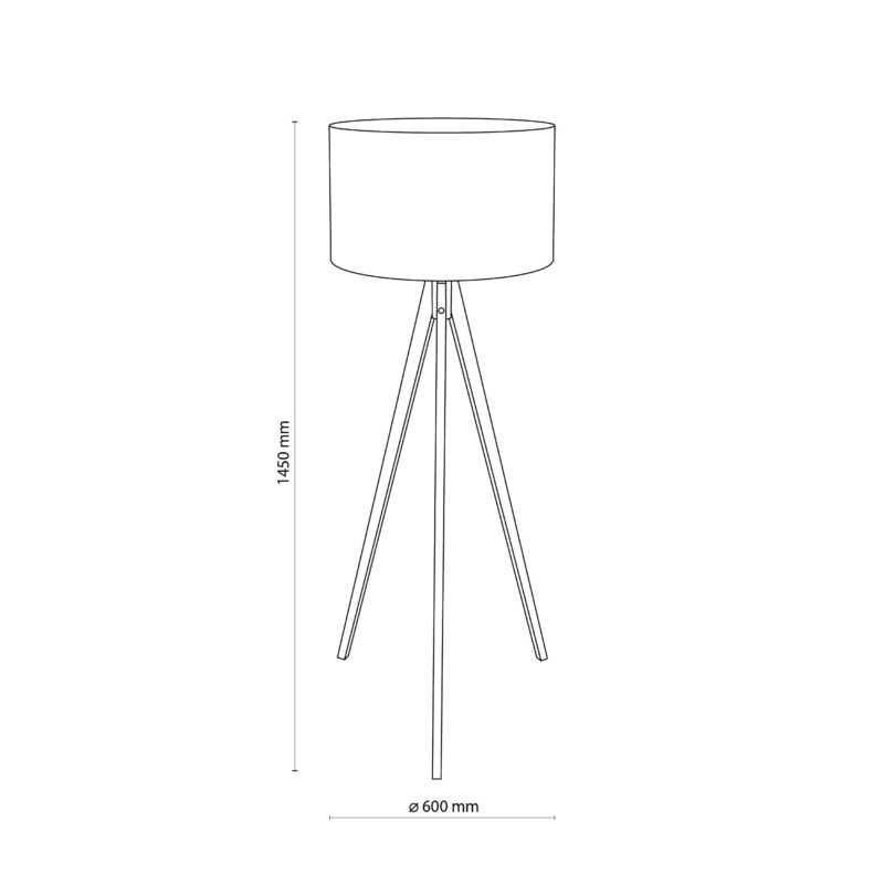Lampa Podłogowa TK Lighting Treviso Black Fsc 100%, Sa-coc-006060 x1 - obrazek 4