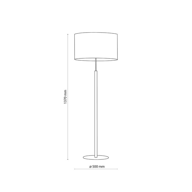 Lampa Podłogowa TK Lighting Deva Nature x1 - obrazek 4