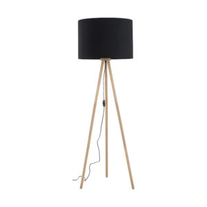 Lampa Podłogowa TK Lighting Tokyo Black Sosna Postarzana x1