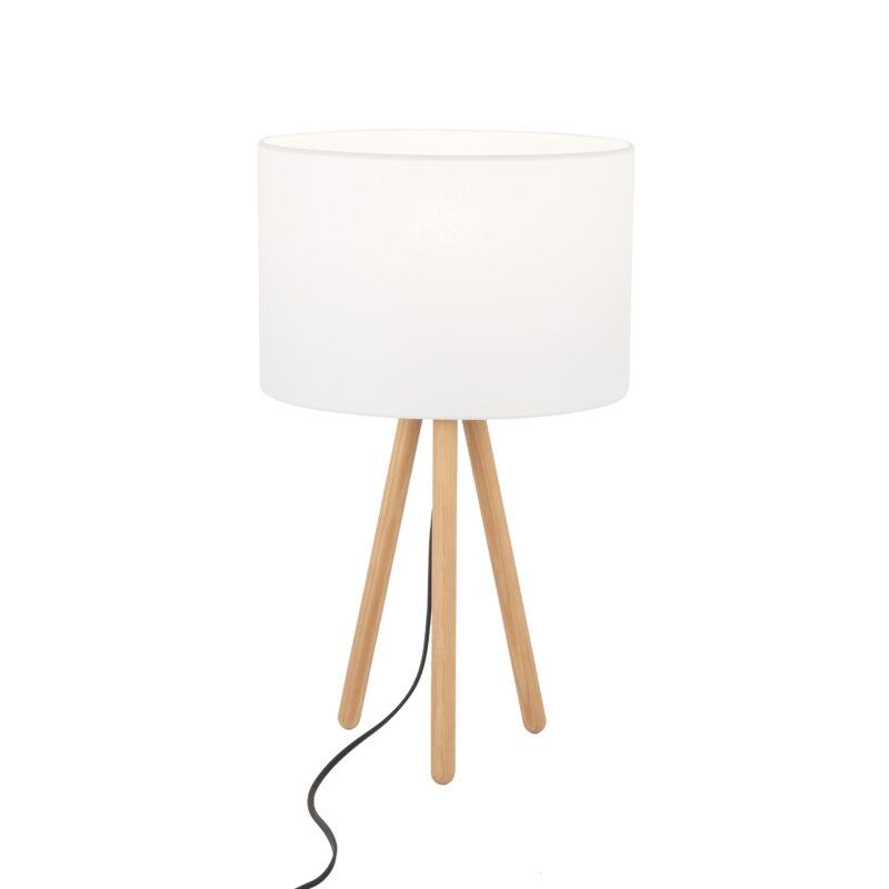 Lampka Nocna TK Lighting Tokyo White Sosna Postarzana x1 - obrazek 5