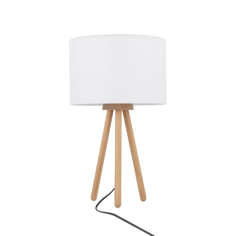 Lampka Nocna TK Lighting Tokyo White Sosna Postarzana x1 - obrazek 7