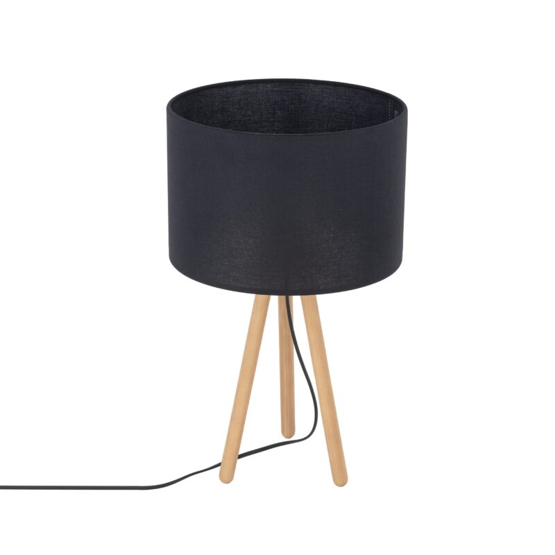 Lampka Nocna TK Lighting Tokyo Black Sosna Postarzana x1 - obrazek 5