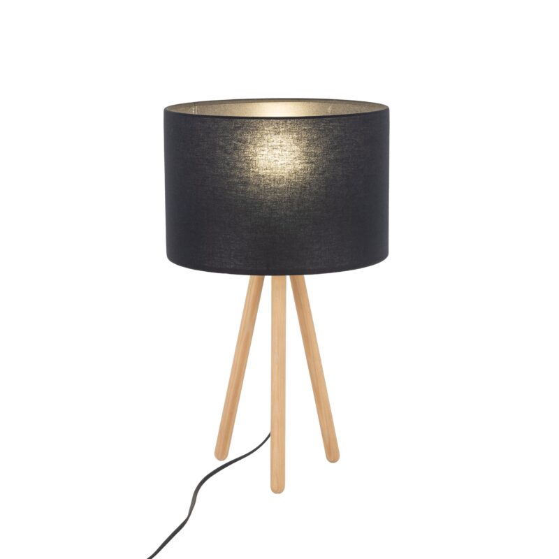 Lampka Nocna TK Lighting Tokyo Black Sosna Postarzana x1 - obrazek 6