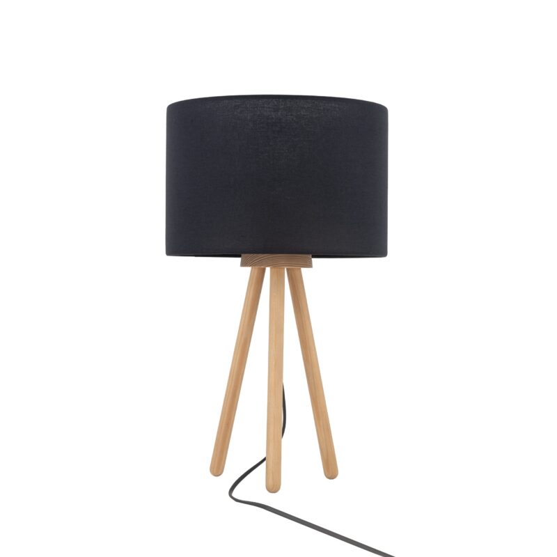 Lampka Nocna TK Lighting Tokyo Black Sosna Postarzana x1 - obrazek 8