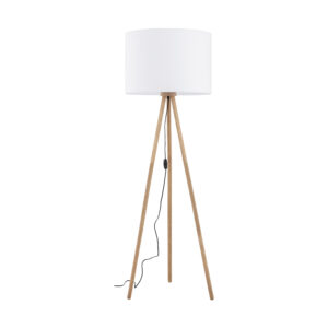 Lampa Podłogowa TK Lighting Tokyo White Sosna Postarzana x1