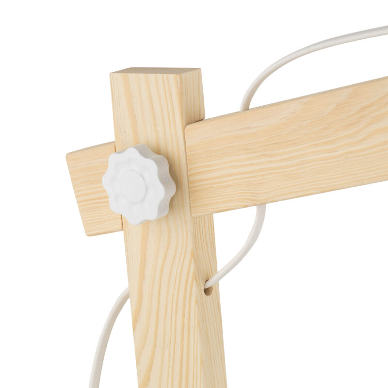 Lampka Nocna TK Lighting Oslo White x1 - obrazek 3
