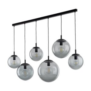 Lampa Wisząca TK Lighting Esme Graphite Listwa x6