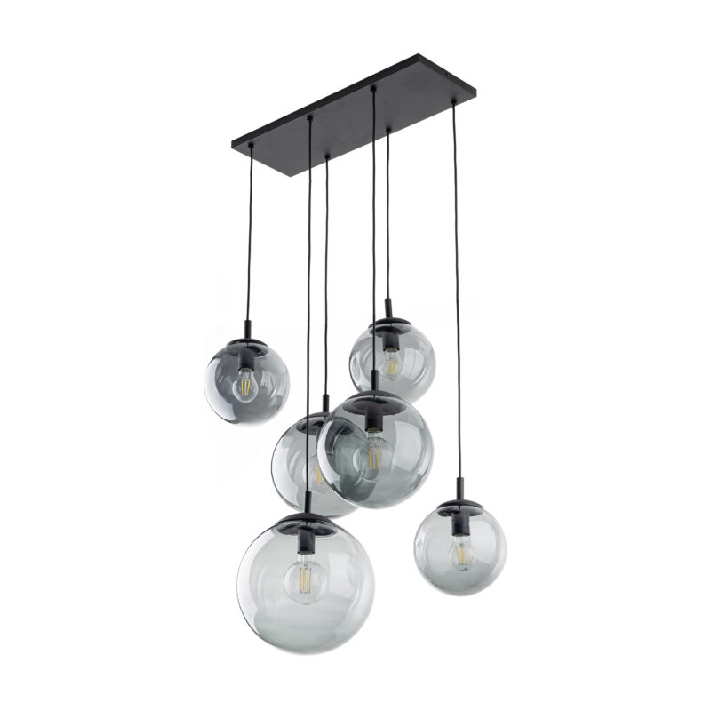 Lampa Wisząca TK Lighting Esme Graphite x6 - obrazek 3