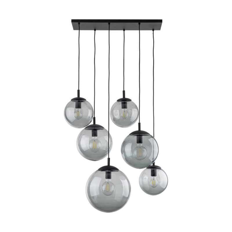 Lampa Wisząca TK Lighting Esme Graphite x6 - obrazek 6