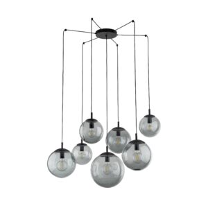 Lampa Wisząca TK Lighting Esme Graphite x7