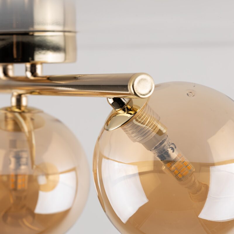 Lampa Sufitowa TK Lighting Estera Gold x3 - obrazek 4