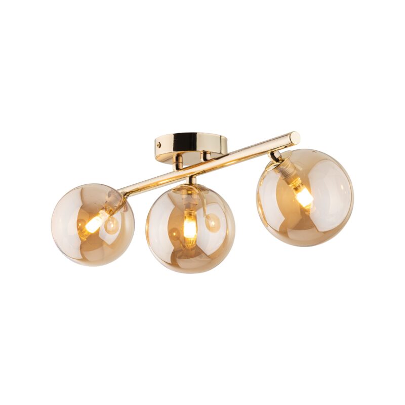 Lampa Sufitowa TK Lighting Estera Gold x3 - obrazek 6