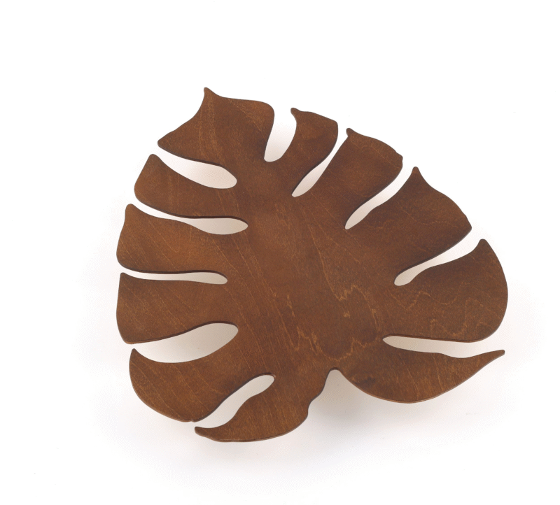 Kinkiet TK Lighting Monstera Wood Orzech x3