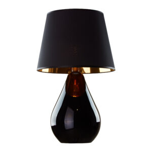 Lampka Nocna TK Lighting Lacrima Black/gold x1