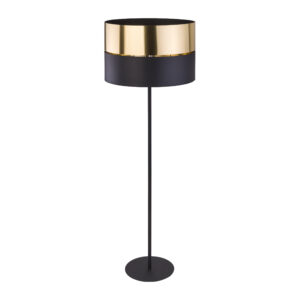 Lampa Podłogowa TK Lighting Hilton Black/gold x1