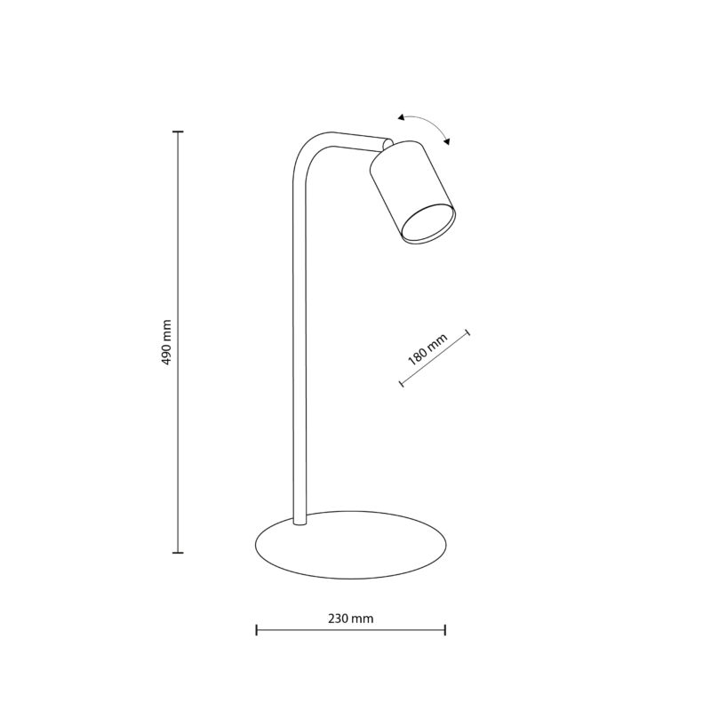 Lampka Nocna TK Lighting Logan White x1 - obrazek 7